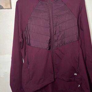 GAP Red Utility Jacket Quilted Design